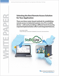 Selecting the Best Remote Access Solution for Your Application