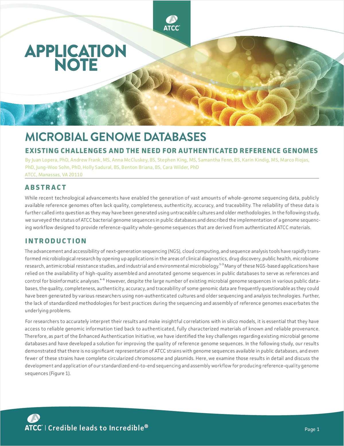 Microbial Genome Databases: Existing Challenges and the Need for Authenticated Reference Genomes