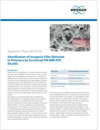 Identification of Inorganic Filler Materials in Polymers
