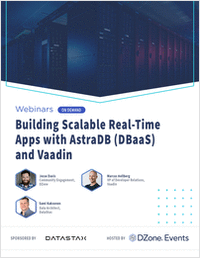 Building Scalable Real-Time Apps With AstraDB (DBaaS) And Vaadin