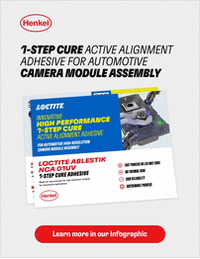 Benefits of Henkel's 1-Step Cure Active Alignment Adhesive for Automotive Camera Module Assembly
