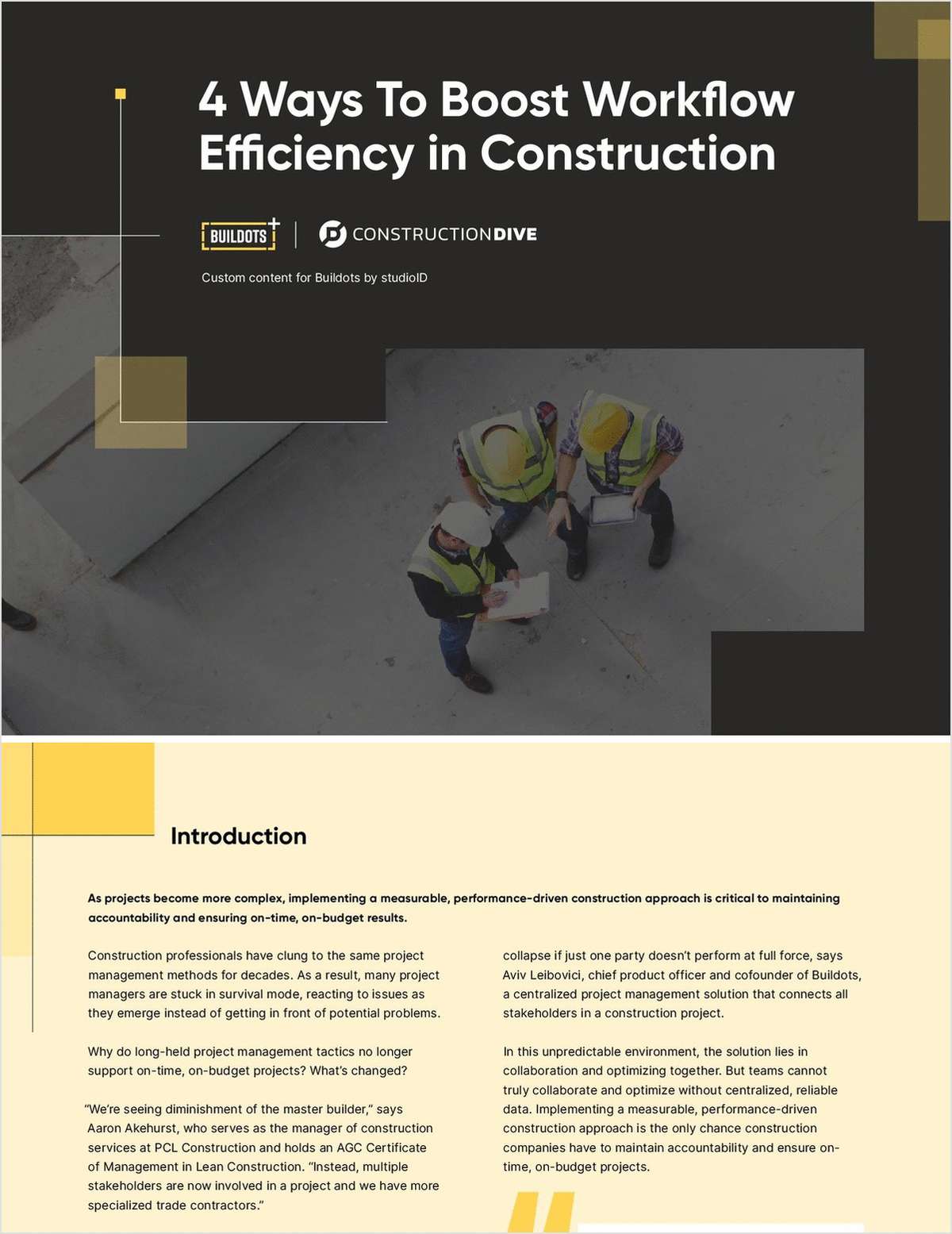 4 Ways to Boost Workflow Efficiency in Construction