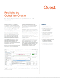 Foglight® by Quest® for Oracle