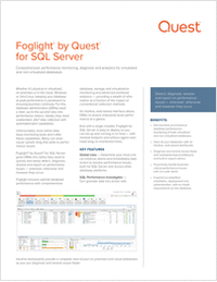 Foglight® by Quest® for SQL Server