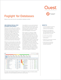Foglight® for Databases