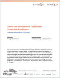 Smart Safe Intersections That Protect Vulnerable Road Users