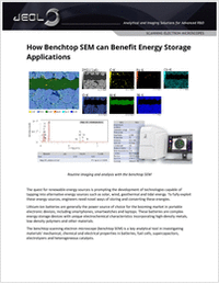 How Benchtop SEM Can Benefit Energy Storage Applications