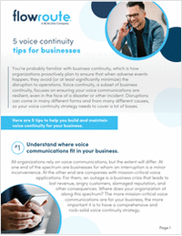 5 Voice Continuity Tips for Businesses