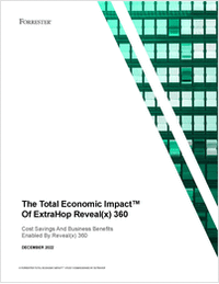 The Total Economic Impact of ExtraHop Reveal(x) 360