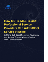 How to add vCISO Services at scale to your managed services portfolio