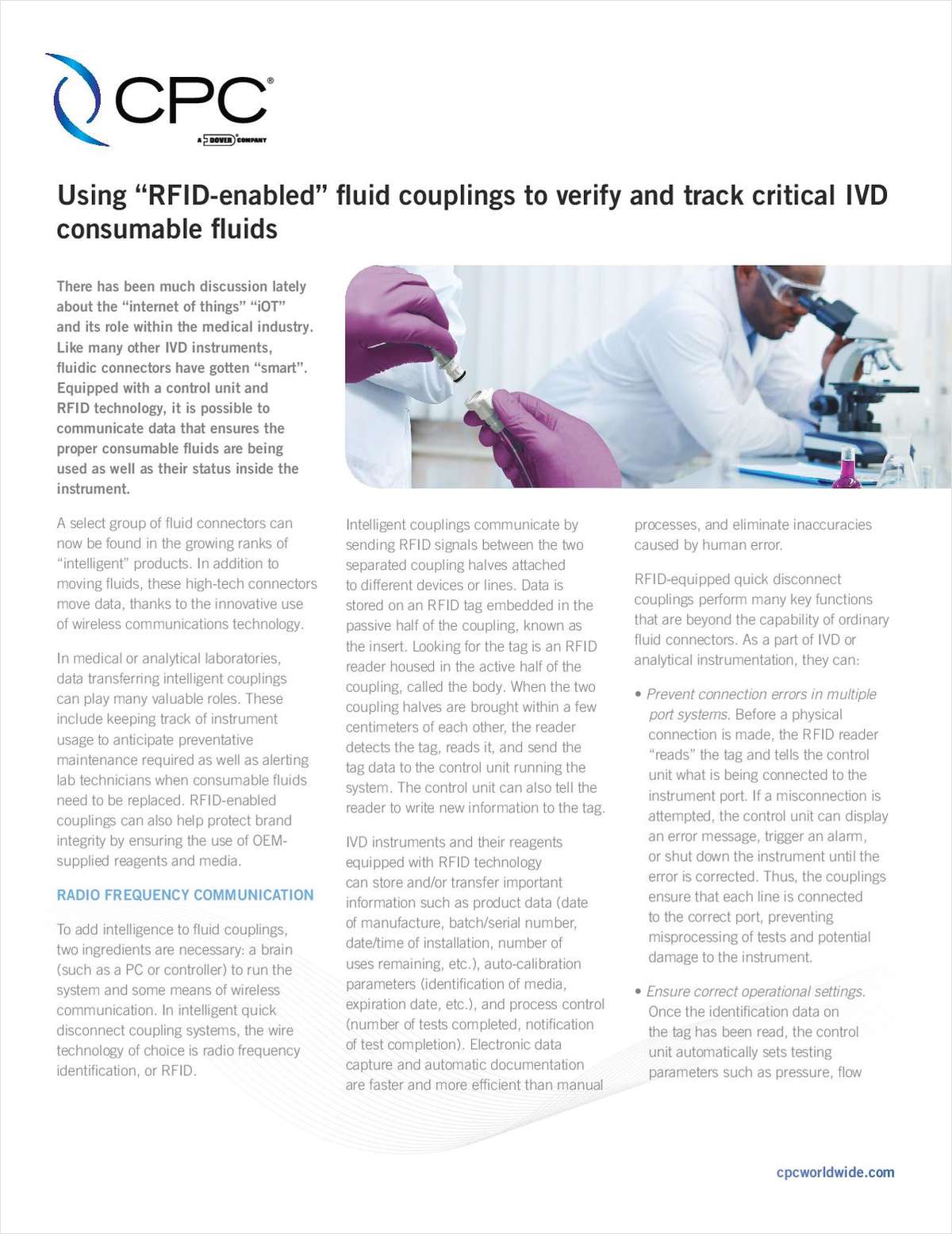 How to Verify and Track Critical IVD Consumable Fluids