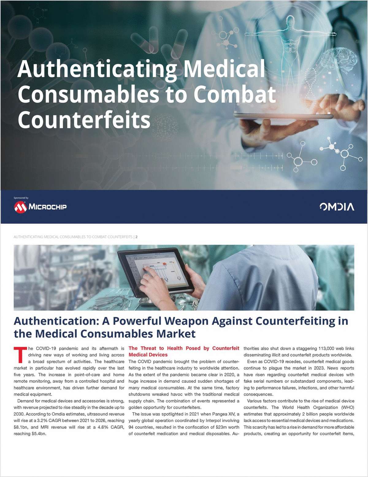 Authenticating Medical Consumables to Combat Counterfeits