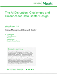 The AI Disruption: Challenges and Guidance for Data Center Design