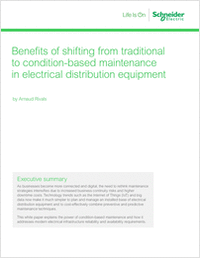Benefits of Shifting from Traditional to Condition-based Maintenance in Electrical Distribution Equipment