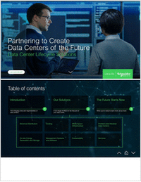 Partnering to Create Data Centers of the Future - Data Center Lifecycle Solutions
