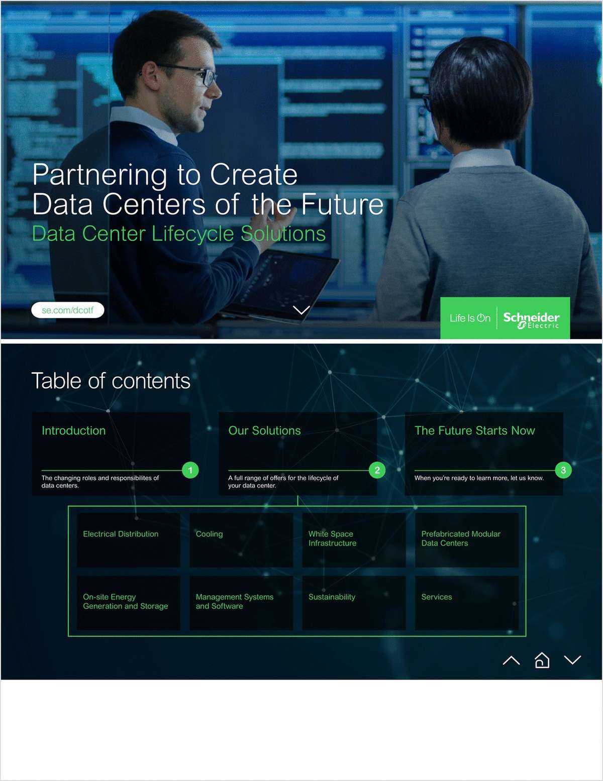 Partnering to Create Data Centers of the Future - Data Center Lifecycle Solutions
