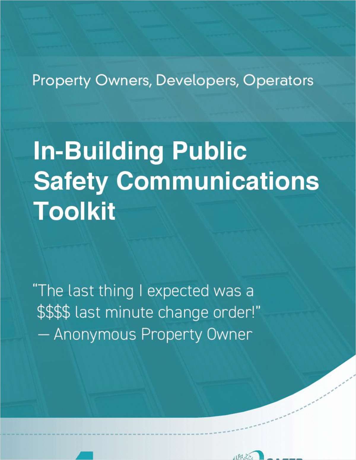 IN-BUILDING SIGNAL COVERAGE TOOLKIT: For property owners, developers and operators
