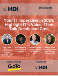 Your IT Imperative in 2024: Highlight IT's Value, Then Talk Needs and Cost