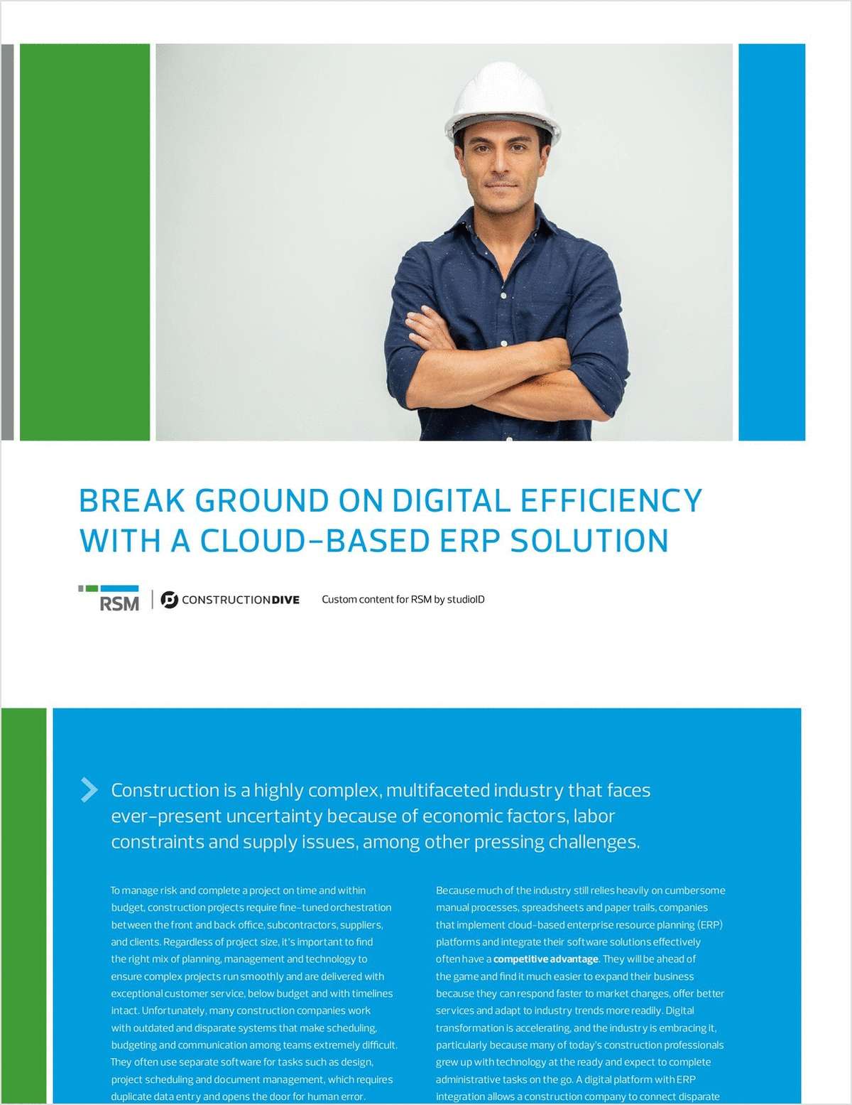 Manage Growth, Visibility, and Compliance with Cloud-Based ERP