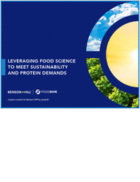 Leveraging Food Science To Meet Sustainability And Protein Demands