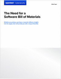 The Need for a Software Bill of Materials