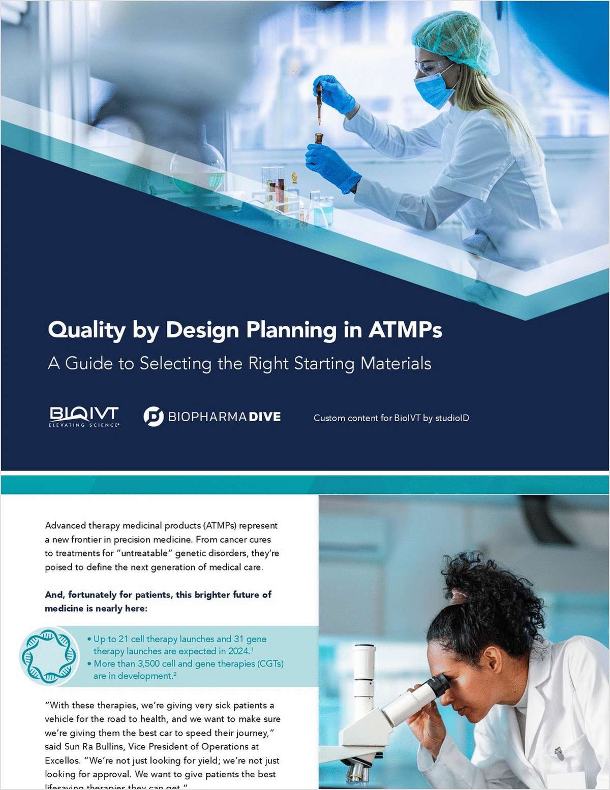 ATMPs: Your Guide to Selecting the Right Starting Materials