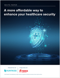 A More Affordable Way to Enhance Healthcare Security