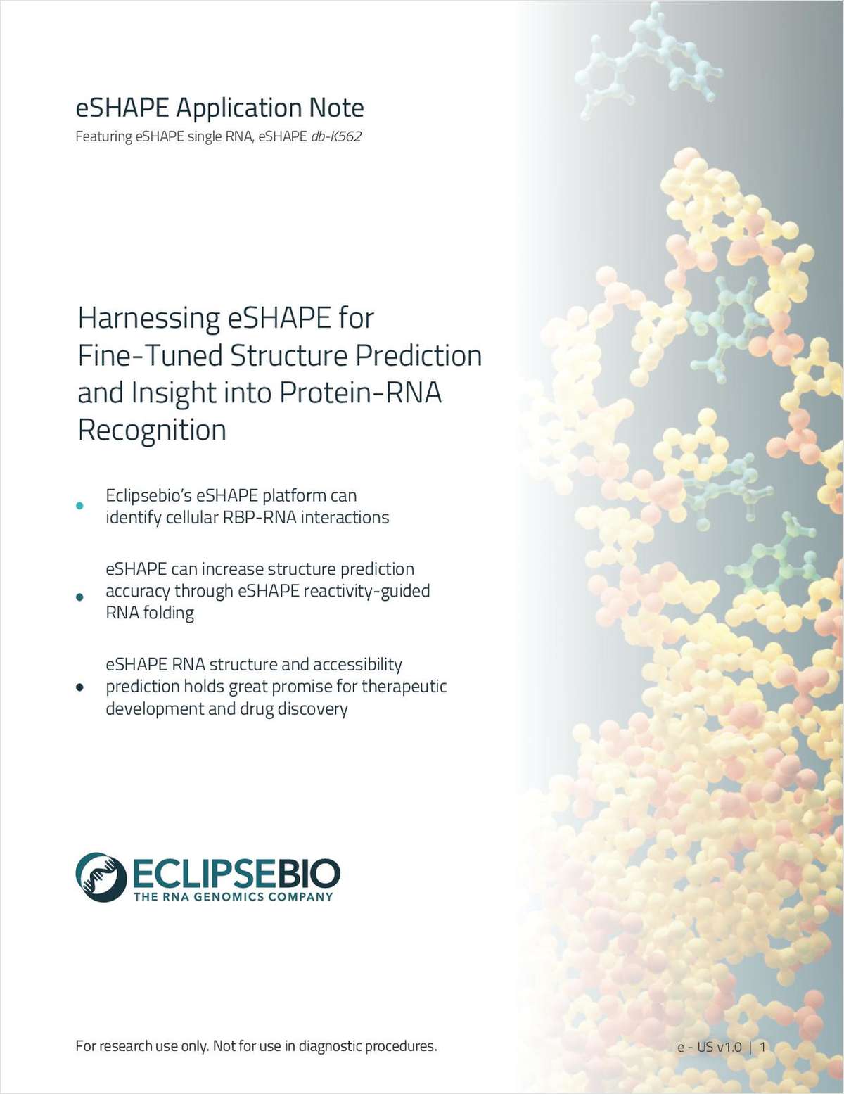 Harnessing eSHAPE for Fine-Tuned Structure Prediction and Insight Into Protein-RNA Recognition