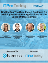 DevSecOps Top Gun: Expert Guidance On Building More Secure Applications At The Speed Of Development DevSecOps Top Gun: Expert Guidance On Building More Secure Applications At The Speed Of Development
