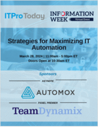 Strategies for Maximizing IT Automation Strategies for Maximizing IT Automation