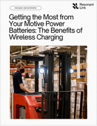 Getting the Most from Your Motive Power Batteries: The Benefits of Wireless Charging