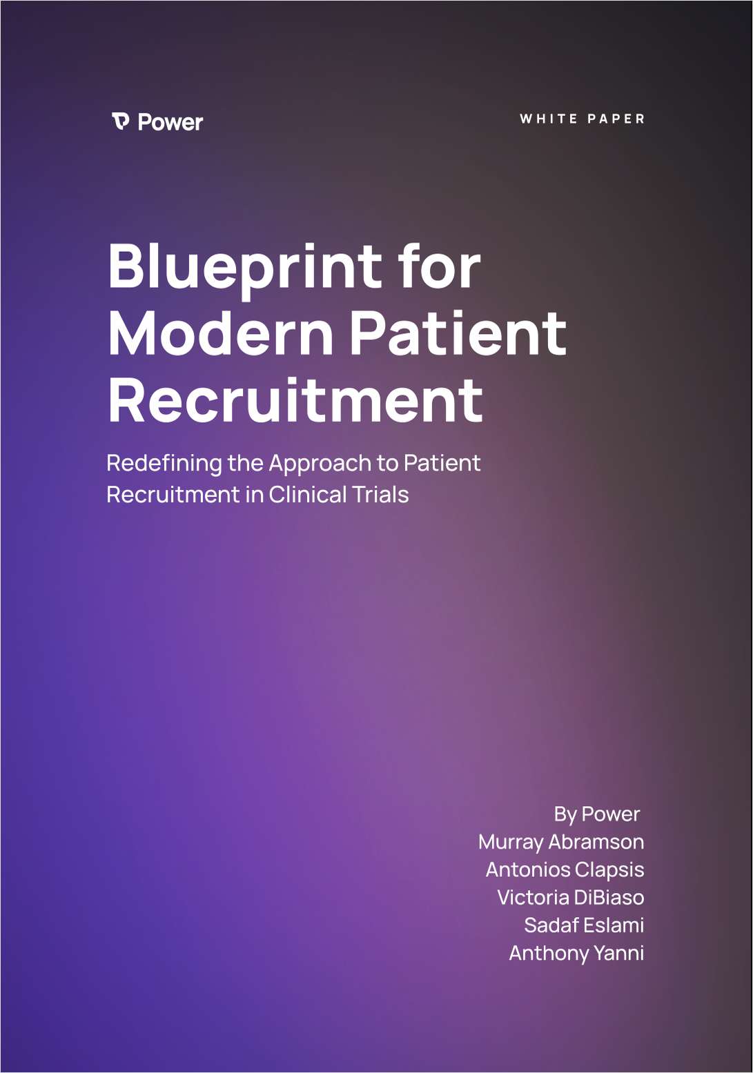 Blueprint for Modern Patient Recruitment