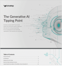 The Generative AI Tipping Point