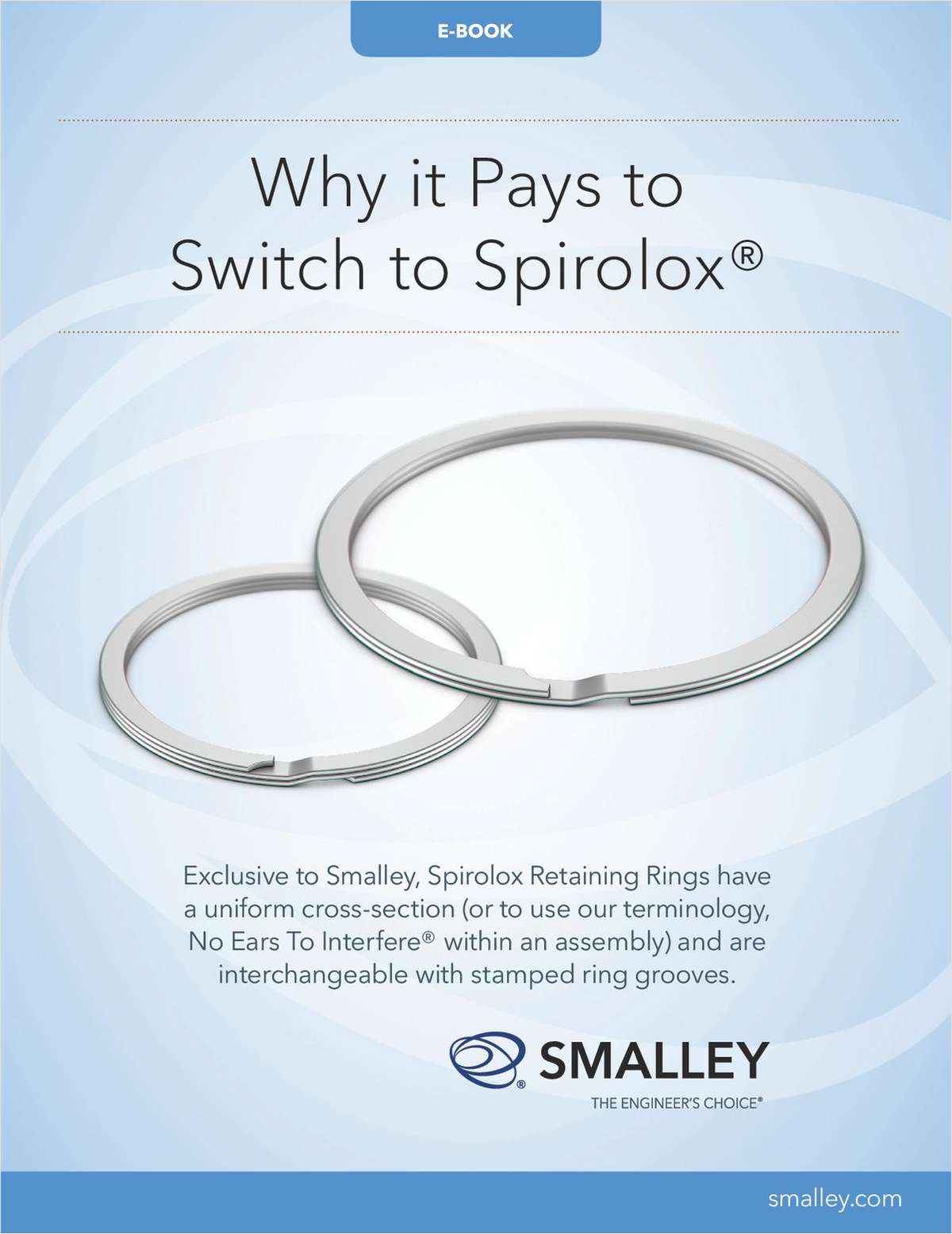 Why it pays to Switch to Spirolox Retaining Rings