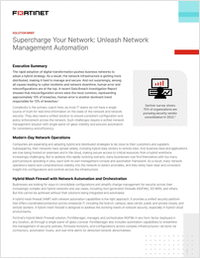 Supercharge Your Network: Unleash Network  Management Automation