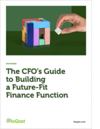 The CFO's Guide to Building a Future-Fit Finance Function