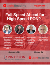 Full Speed Ahead for High-Speed PON?