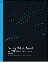 Security Maturity Model for IT Service Providers