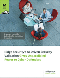 Ridge Security's AI-Driven Security Validation Gives Unparalleled Power to Cyber Defenders