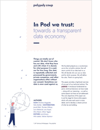 In Pod we trust:  towards a transparent data economy