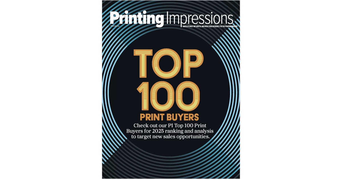 Top 100 Print Buyers Forecasted for 2025