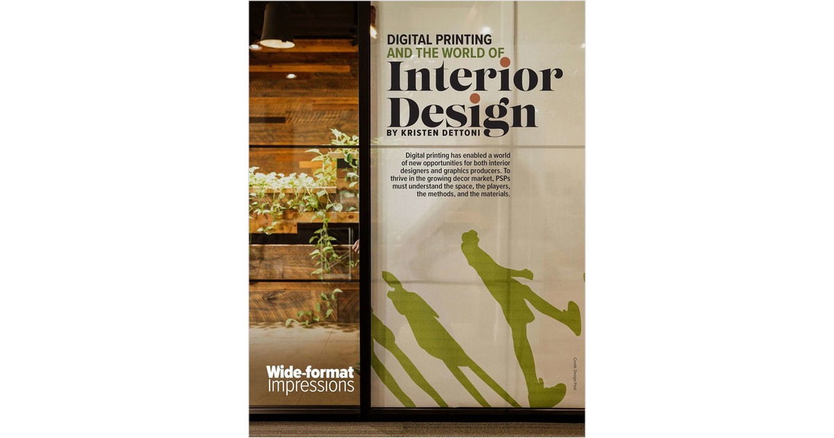 Digital Printing and the World of Interior Design