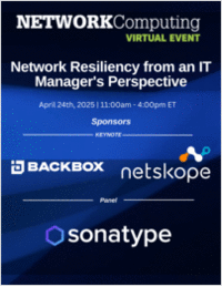 Network Resiliency from an IT Manager's Perspective