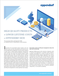 High Quality Products + Lower Lifetime Costs = Eppendorf OEM