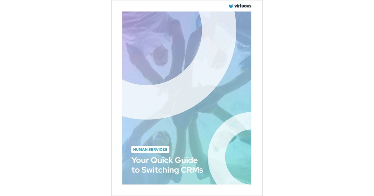 Human Services Quick Guide CRM Checklist