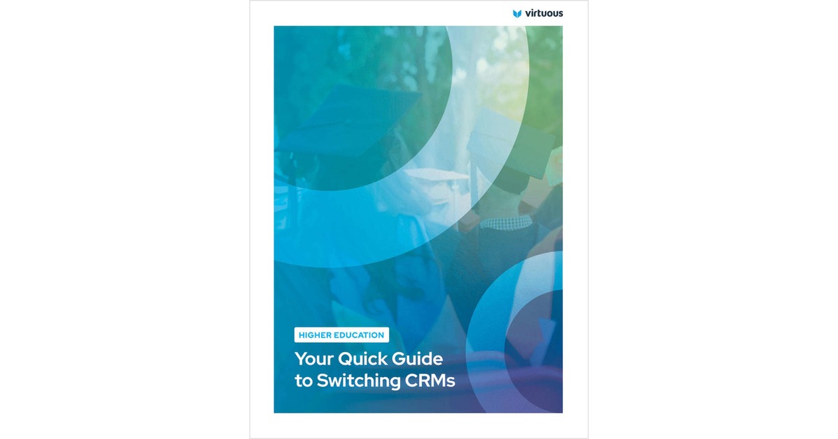 Higher Ed Quick Guide CRM Checklist