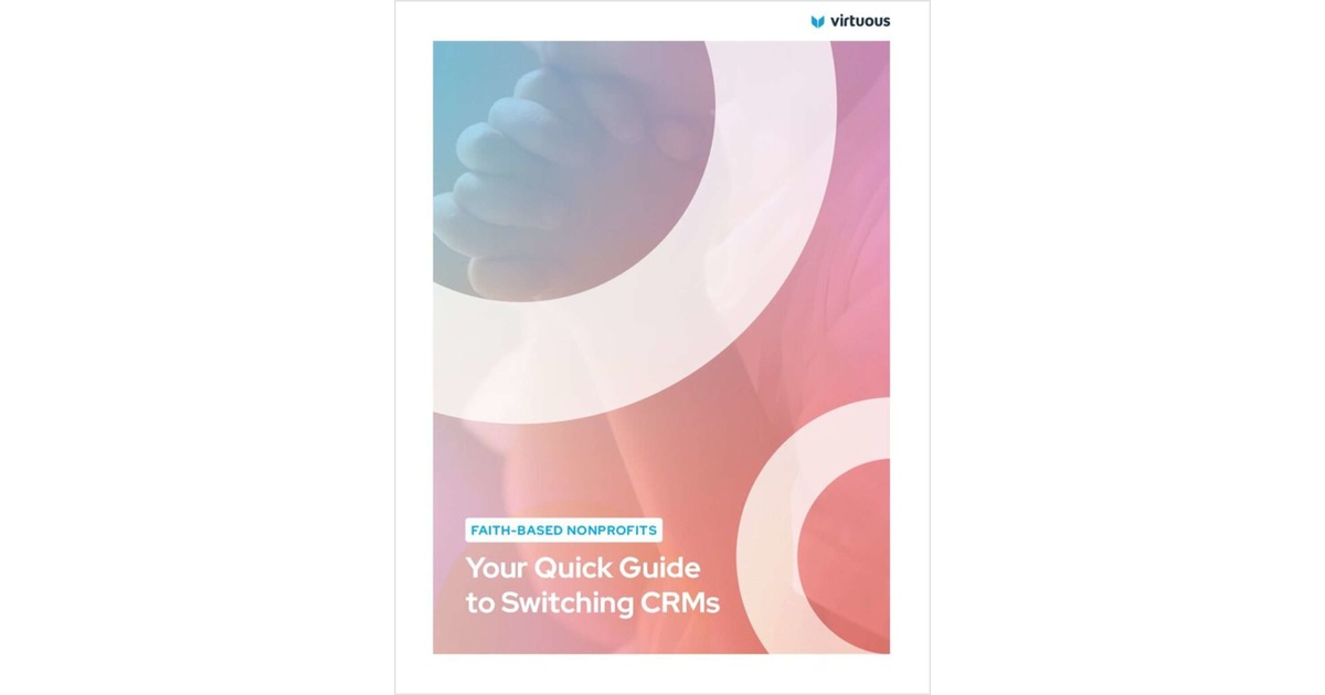 Faith-based Quick Guide CRM Checklist