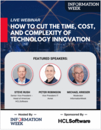 How to Cut the Time, Cost, and Complexity of Technology Innovation