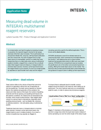 Measuring Dead Volume in Integra's Multichannel Reagent Reservoirs