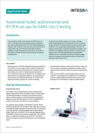 Automated Nucleic Acid Extraction and RT-PCR Setups for SARS-CoV-2 Testing